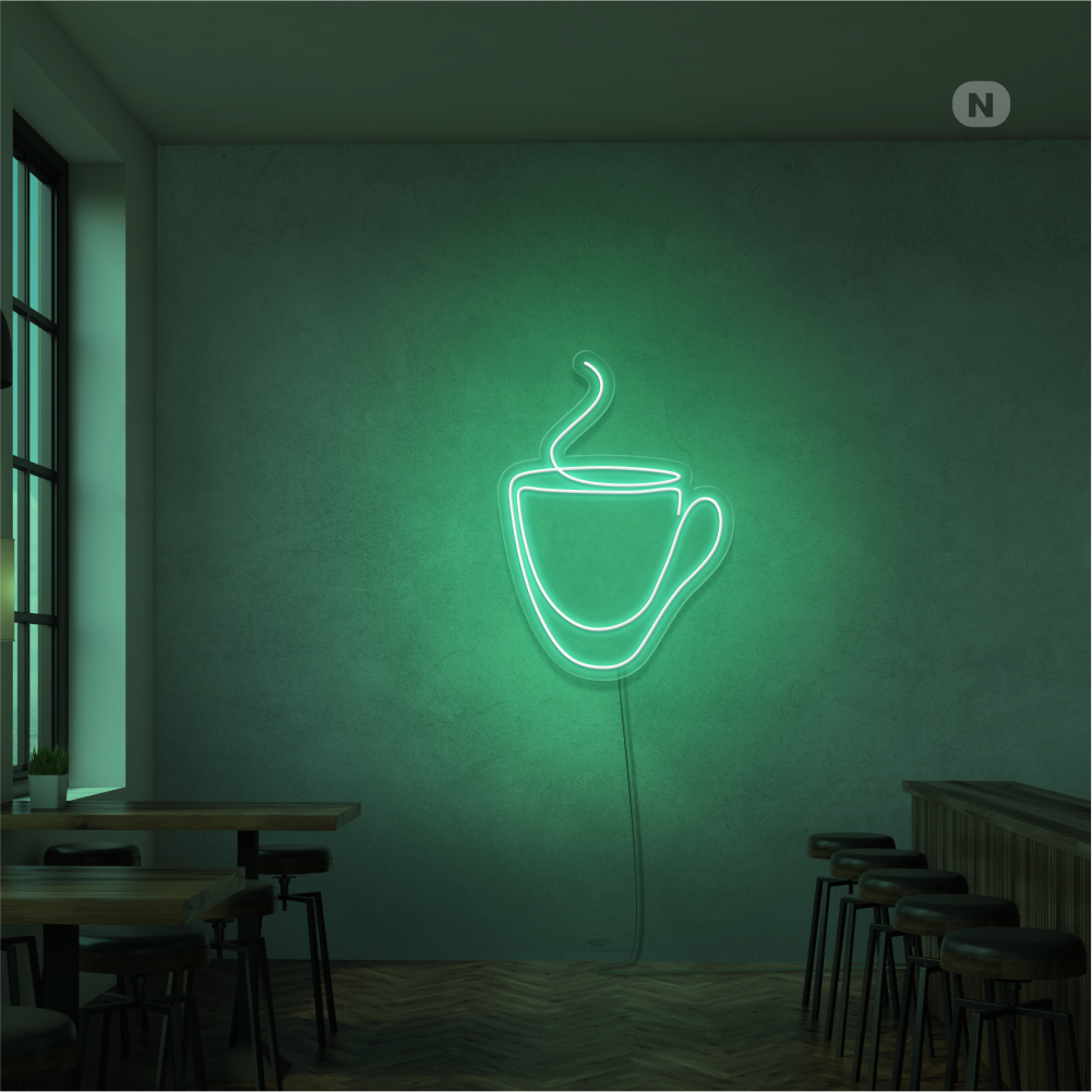Neon Verlichting Koffiemok