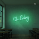 Sinal de néon Oh Baby