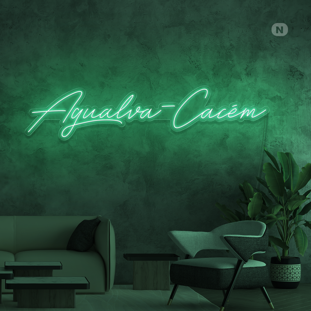 Sinal de néon Agualva Cacem