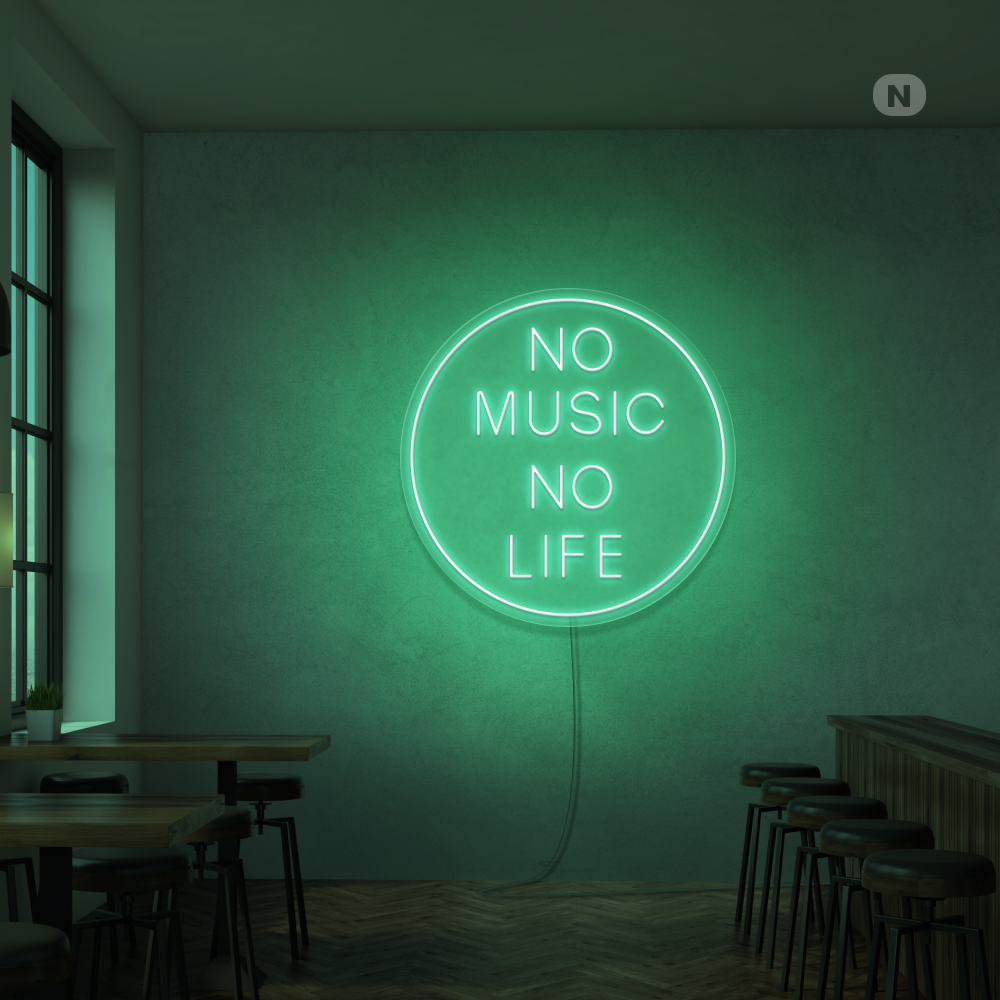 (Letras em néon à medida