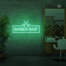 Sinal de néon Barber Shop