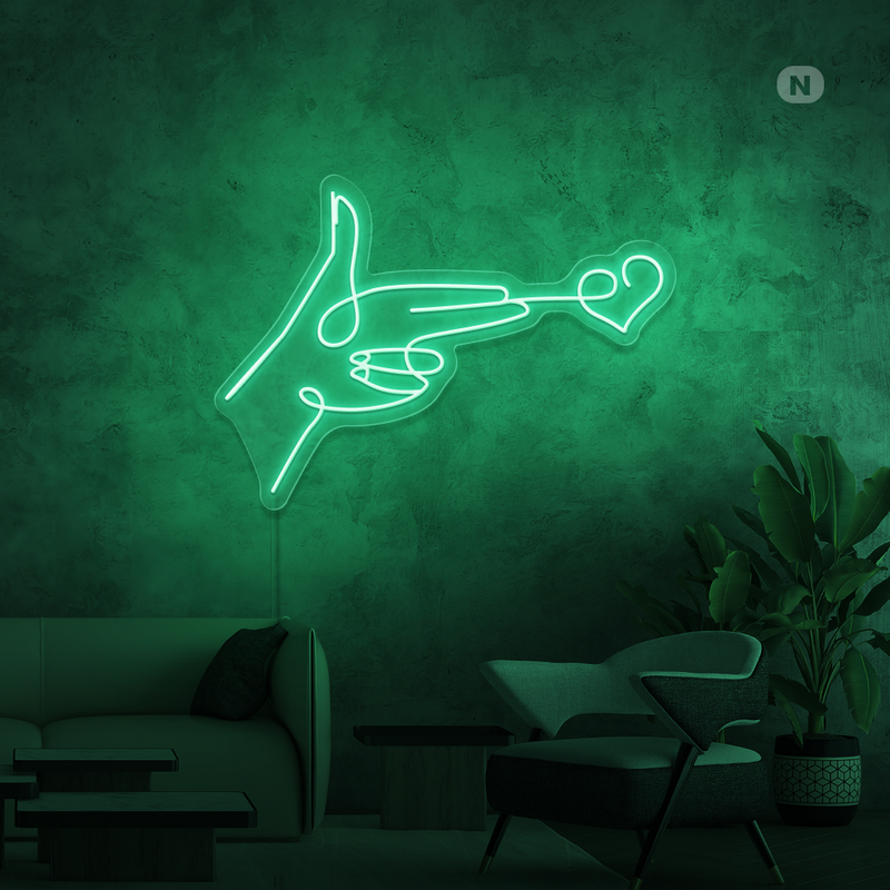 Sinal de néon Lovestarget