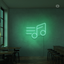 Sinal de néon Nota musical