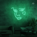 Sinal de néon Cara de Joker