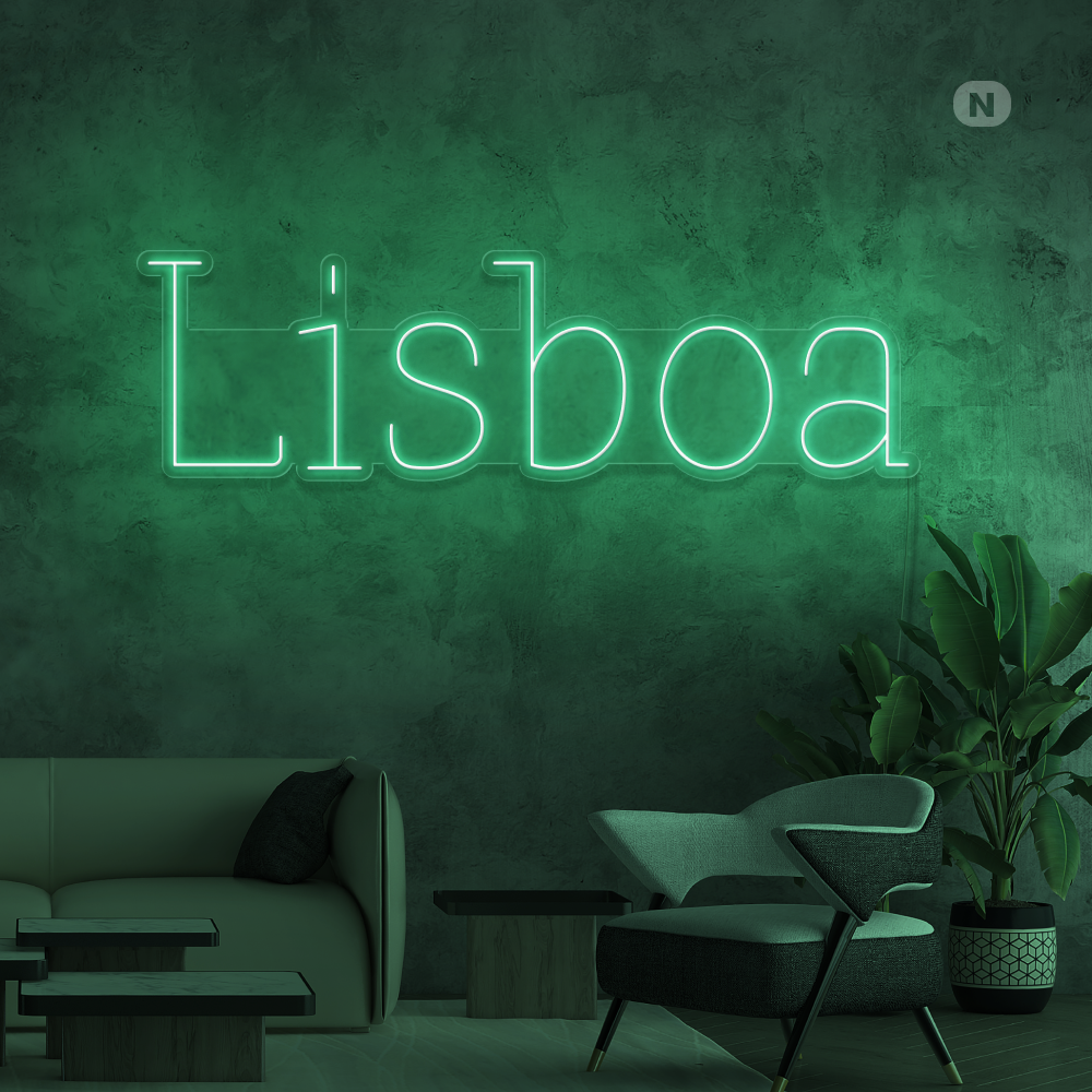 Sinal de néon Lisboa