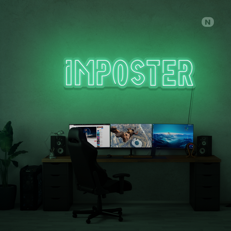 Sinal de néon Imposter
