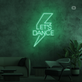 Sinal de néon Let's Dance
