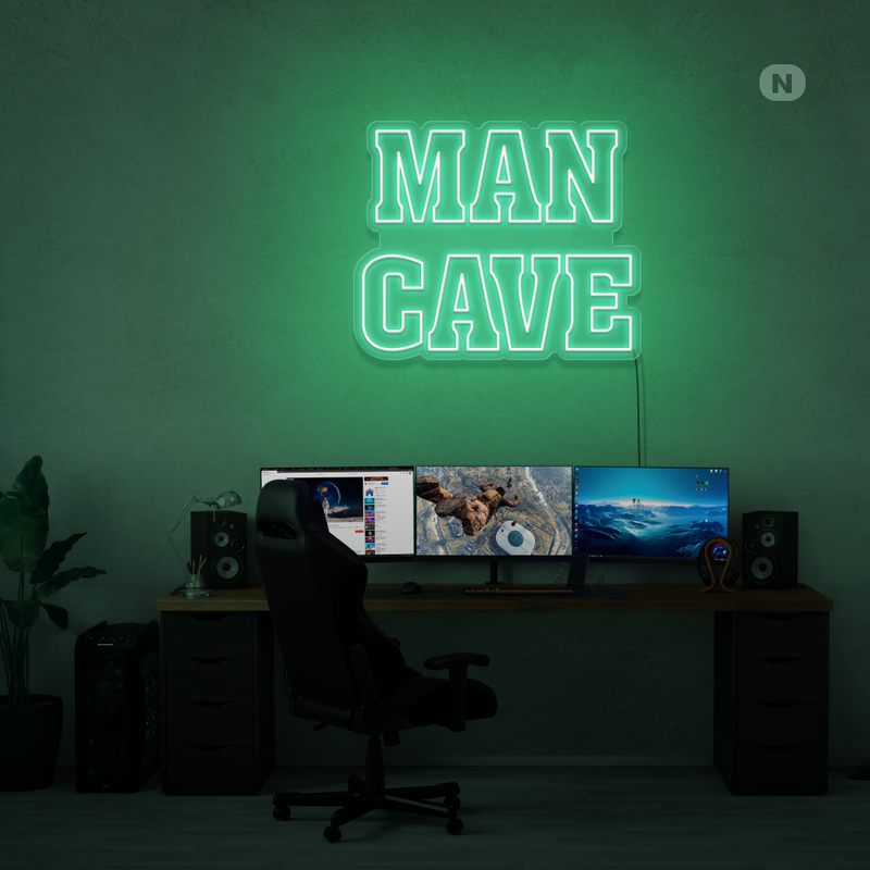Sinal de néon Man Cave