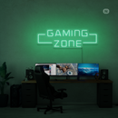 Sinal de néon Gaming Zone