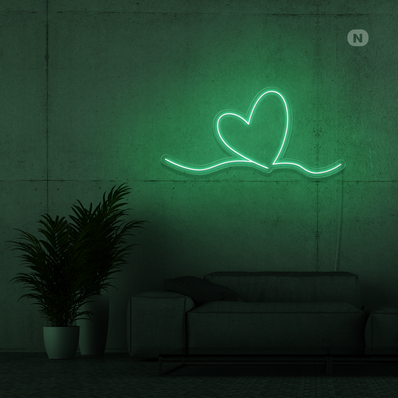 Sinal de néon O Amor Acontece