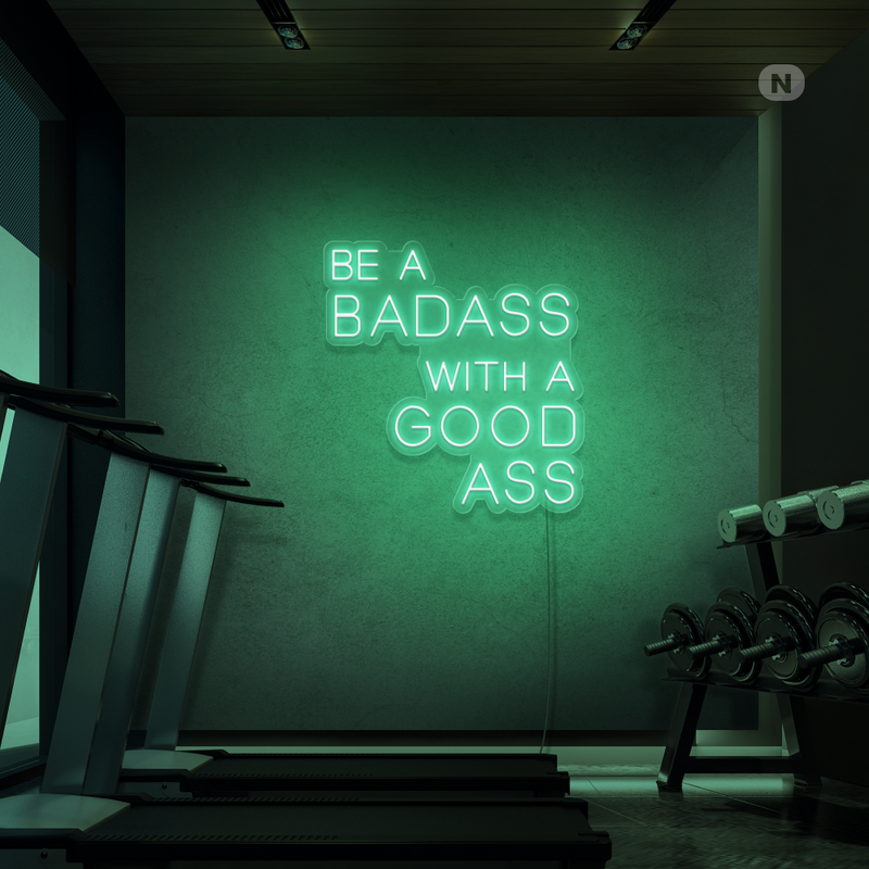 Sinal de néon Gym Quote