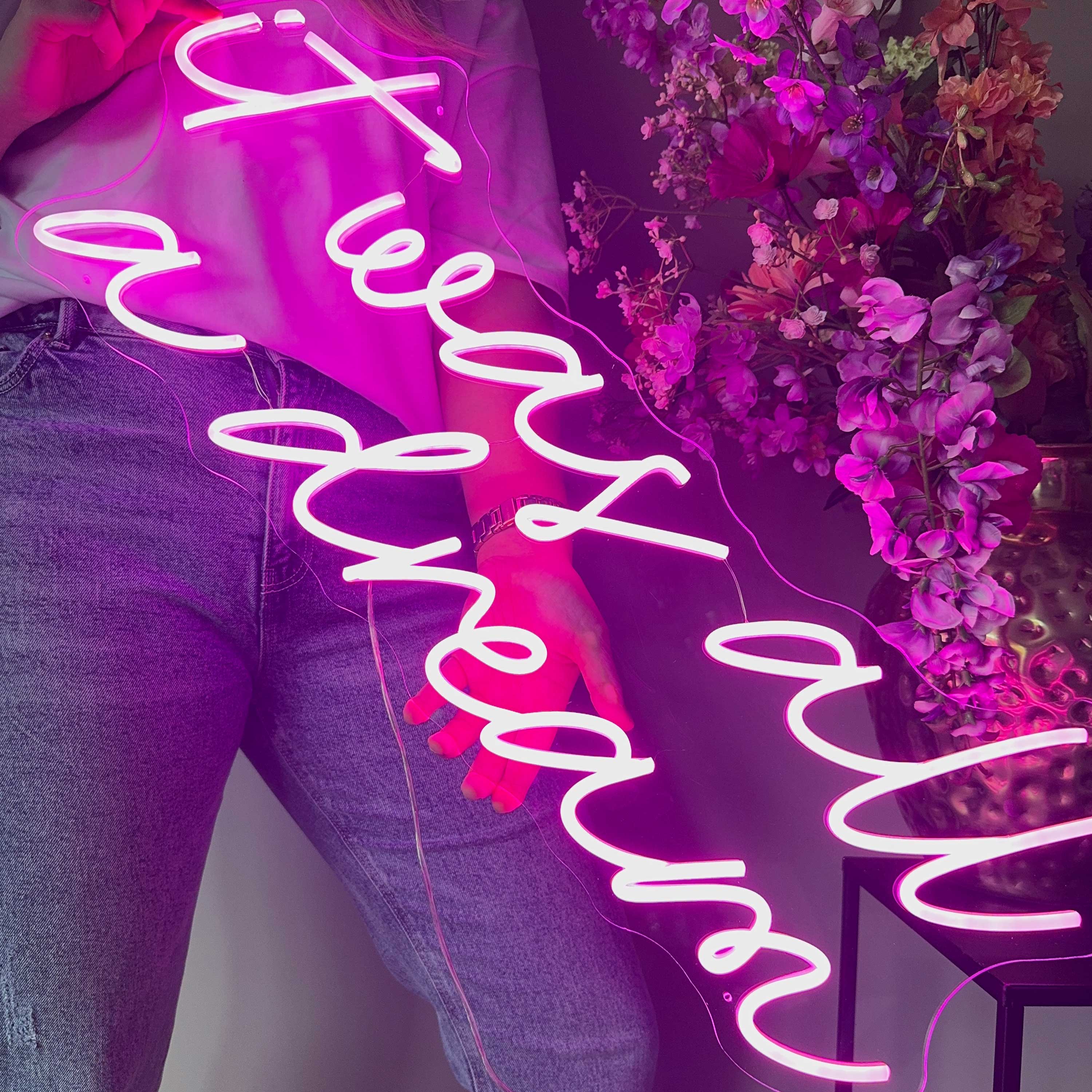 Sinal de néon It was all a dream