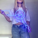 Sinal de néon Montanha