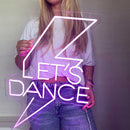 Sinal de néon Let's Dance