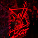 Sinal de néon Cocktail Bar