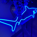 Sinal de néon Tubarão