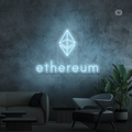 Sinal de néon Ethereum