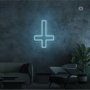 Sinal de néon Estrela cruzada