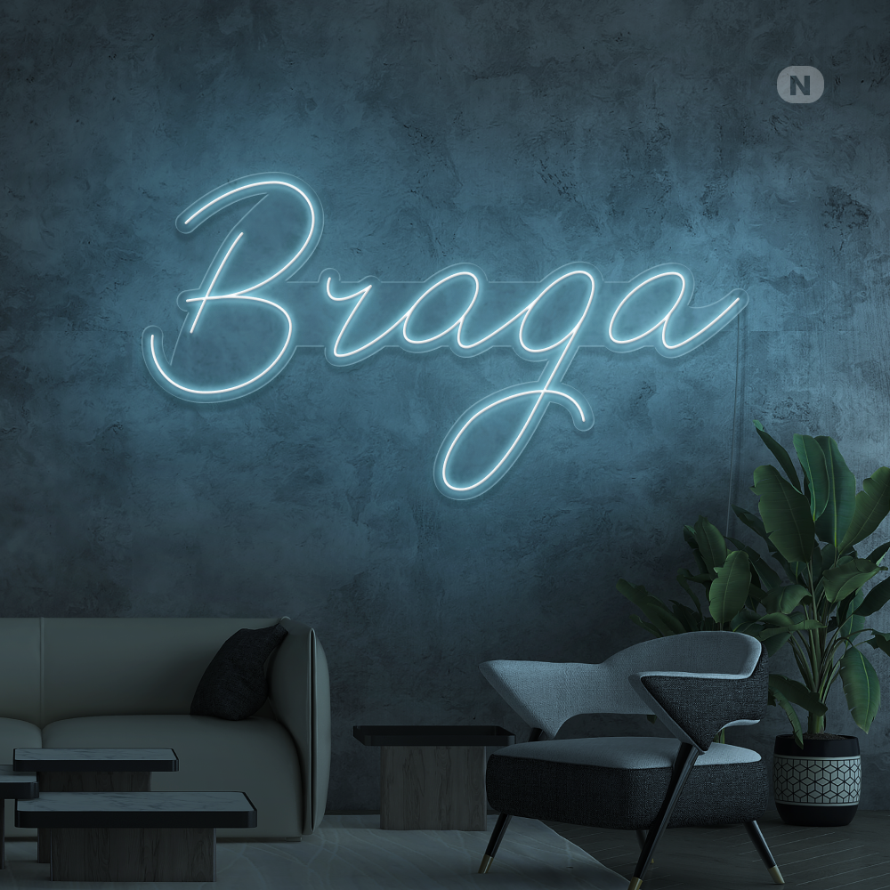 Sinal de néon Braga