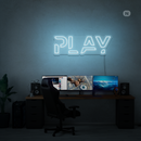 Sinal de néon Play