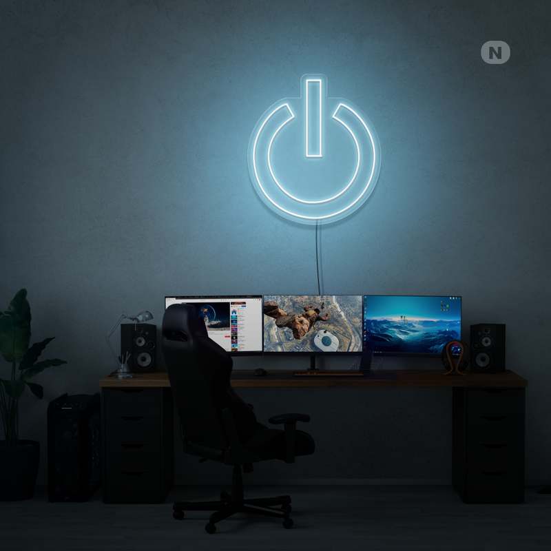 Sinal de néon Potência