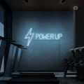 Sinal de néon Power Up