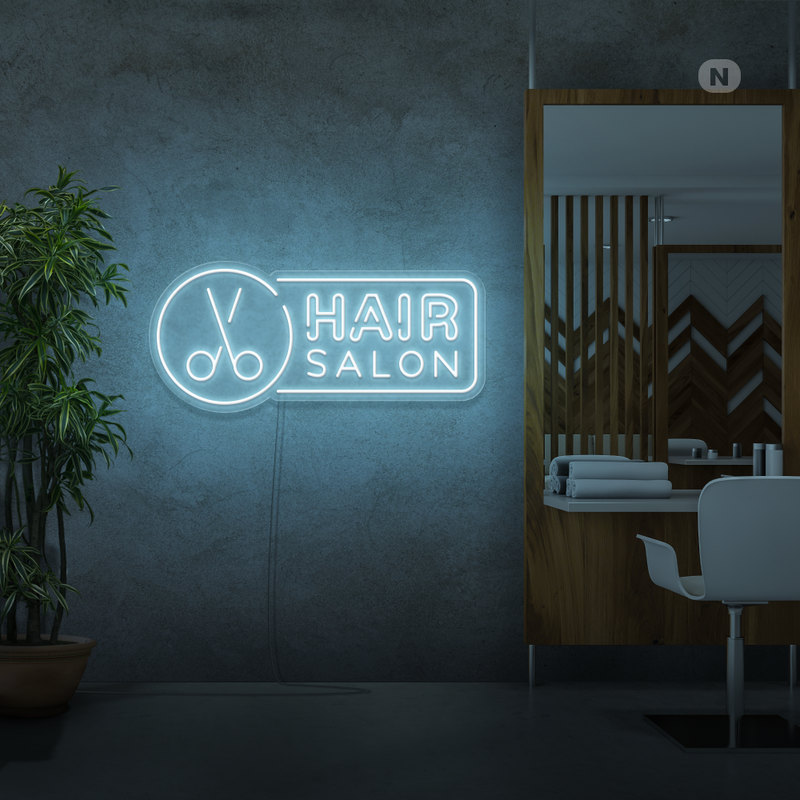 Sinal de néon Hair Salon