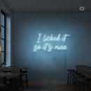 Sinal de néon I Liked it so its mine