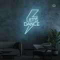 Sinal de néon Let's Dance