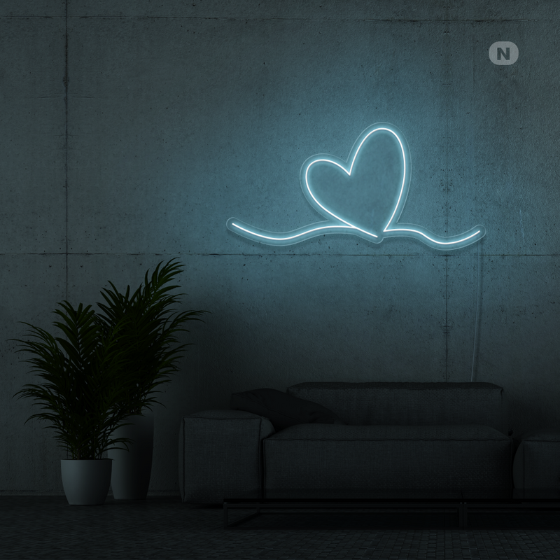 Sinal de néon O Amor Acontece