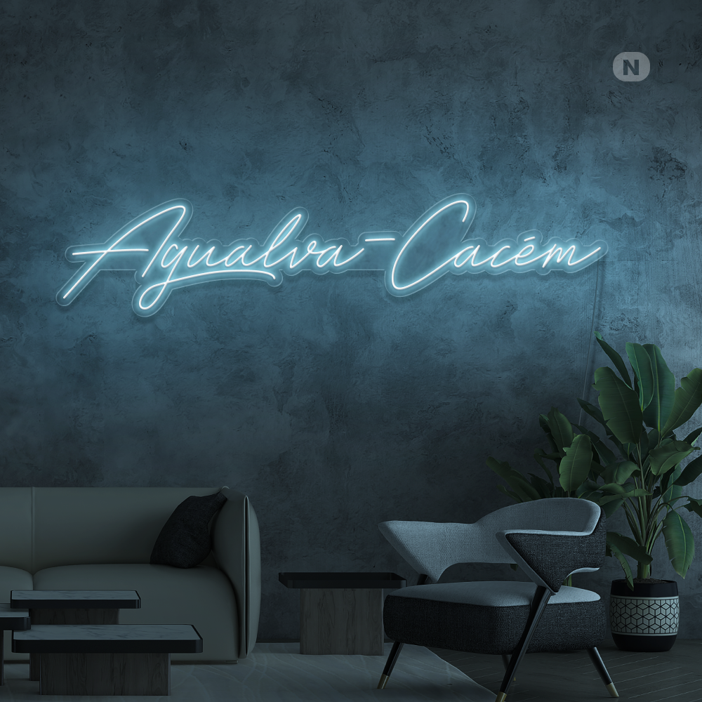 Sinal de néon Agualva Cacem