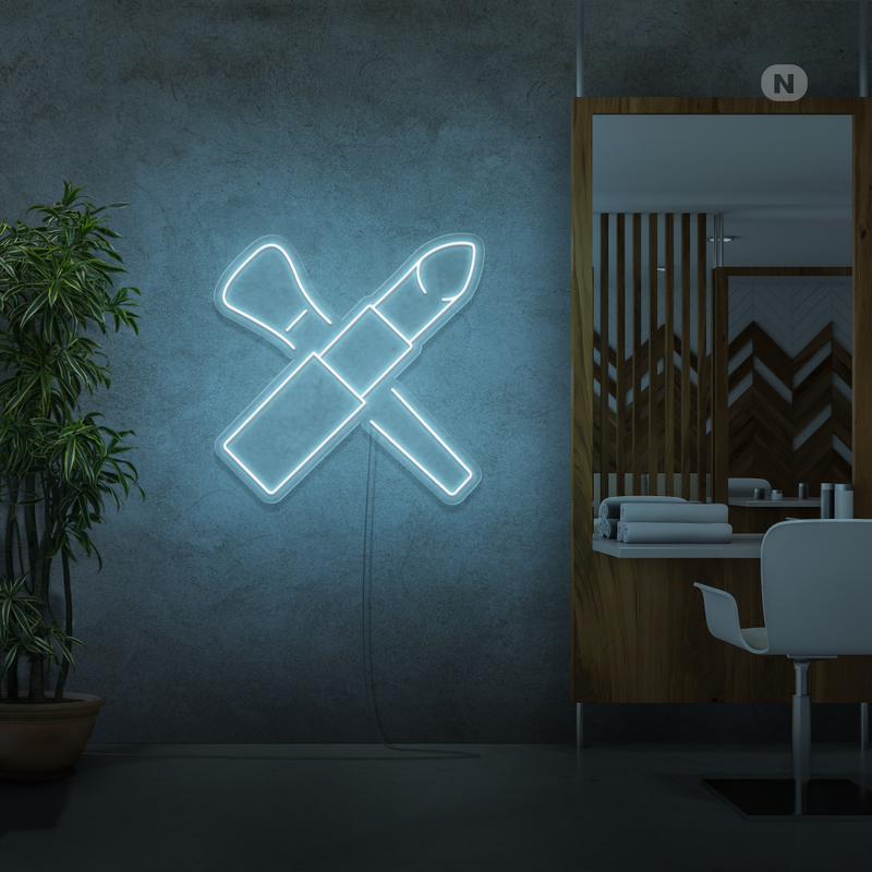 Sinal de néon Kit de beleza