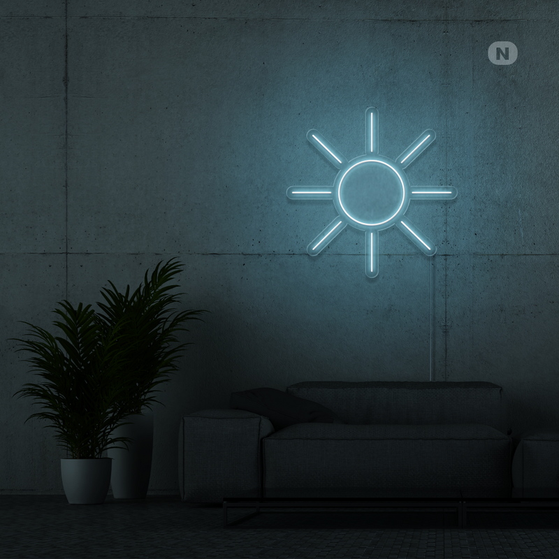 Sinal de néon Sol