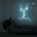 Sinal de néon Condividere l'amore