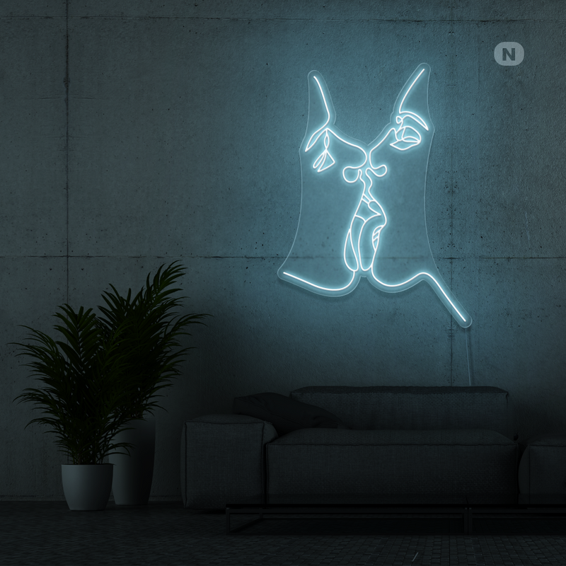 Sinal de néon Condividere l'amore