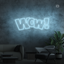 Sinal de néon Wow!
