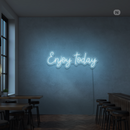 Sinal de néon Enjoy today