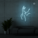 Sinal de néon Seductive Face