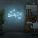 Sinal de néon Beauty Club