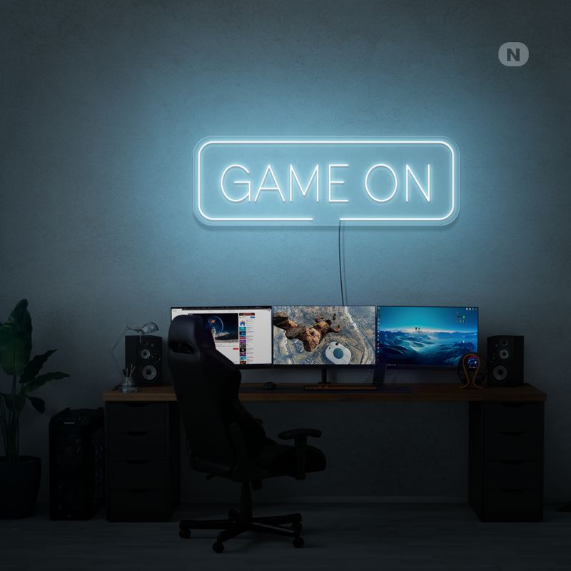 Sinal de néon Game On