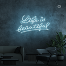 Sinal de néon Life Quote 2