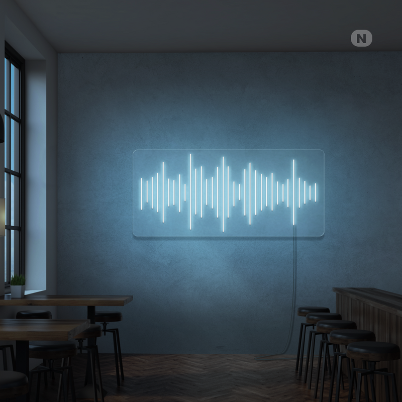 Sinal de néon Bar de música