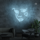 Sinal de néon Cara de Joker