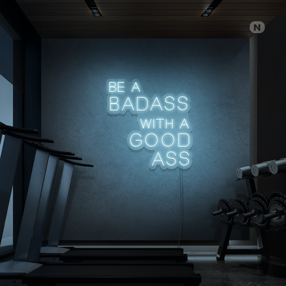 Sinal de néon Gym Quote