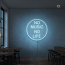 Sinal de néon Music