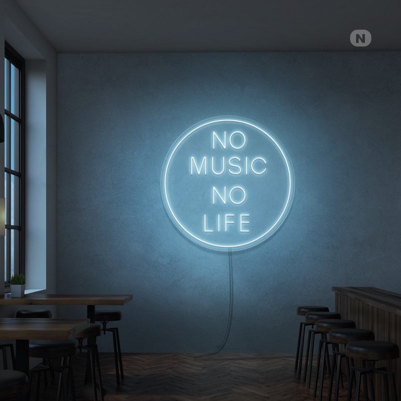 Sinal de néon Music