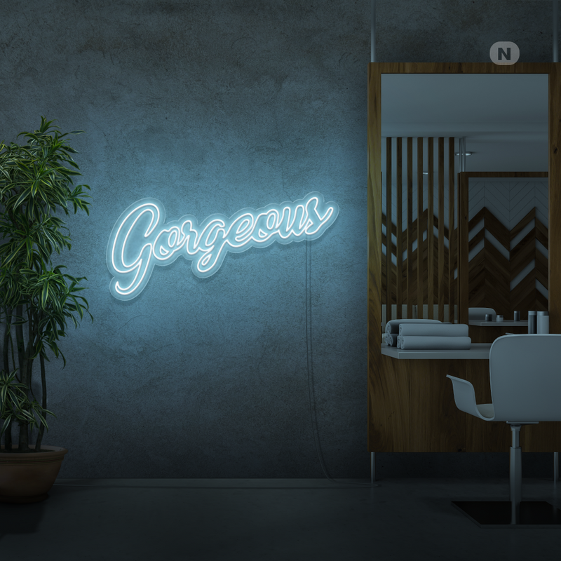Sinal de néon Gorgeous