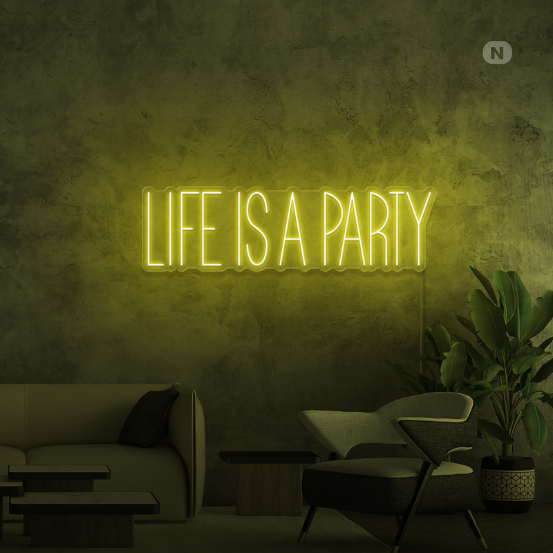 Sinal de néon Party