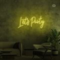 Sinal de néon Lets Party
