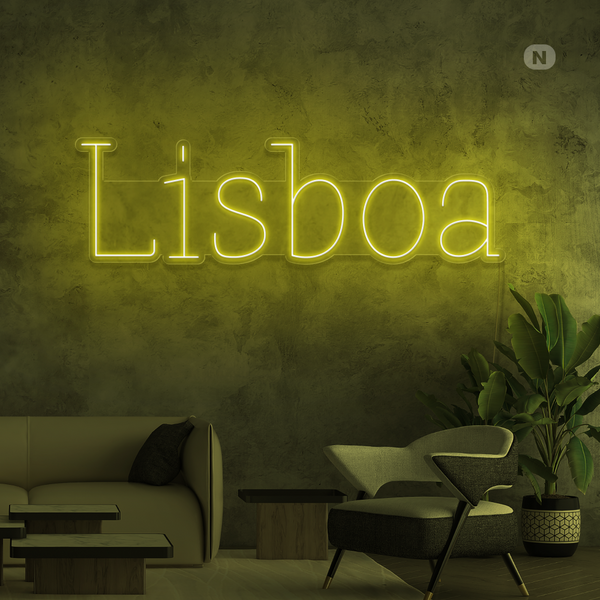 Sinal de néon Lisboa